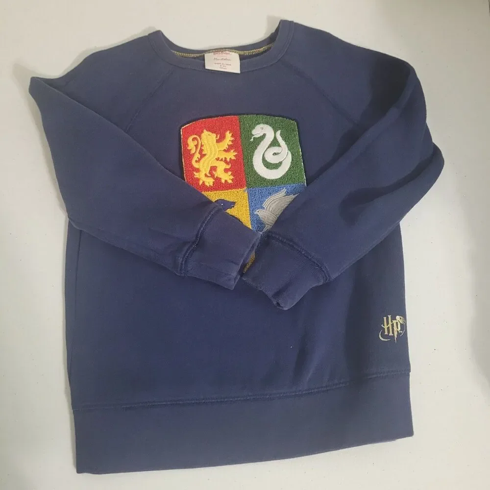 Harry Potter MiniBoden size 4-5Y child youth toddler unisex pullover blue